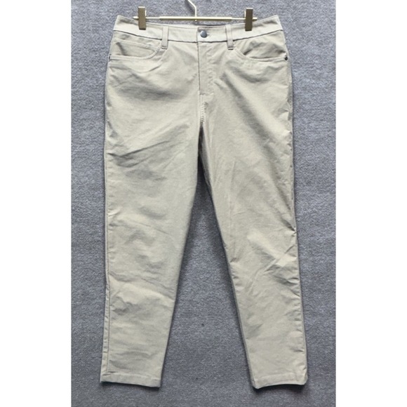Lululemon Pants Mens 31x32 Khaki ABC Classic-Fit 5 Pocket Utilitech Canvas EUC